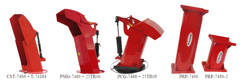 Pronovost Group II Snow Blower Chute Options